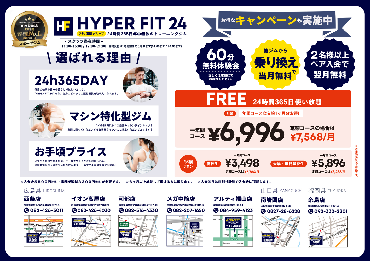 HYPER FIT 24 が選ばれる理由